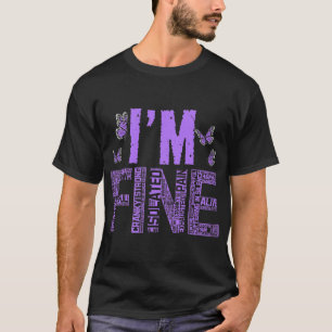 T-shirt Je suis fin Fibromyalgie Guerrier Fibro Sensibilis