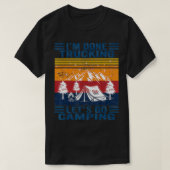 T-shirt Je Suis Fini Camping Lets Aller Camping Cool Retro (Design devant)