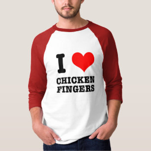 T-shirt JE SUIS FOU DES FRITES DE POULET (or more naturall