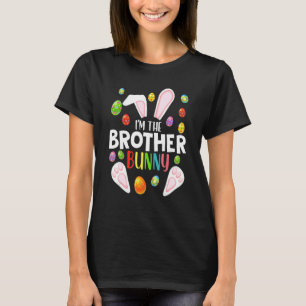 T-shirt Je Suis Frère Bunny Drôle Matching Famille Easte