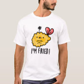 T-shirt Je suis Fried Funny Tempura Sushi Pun (Devant)