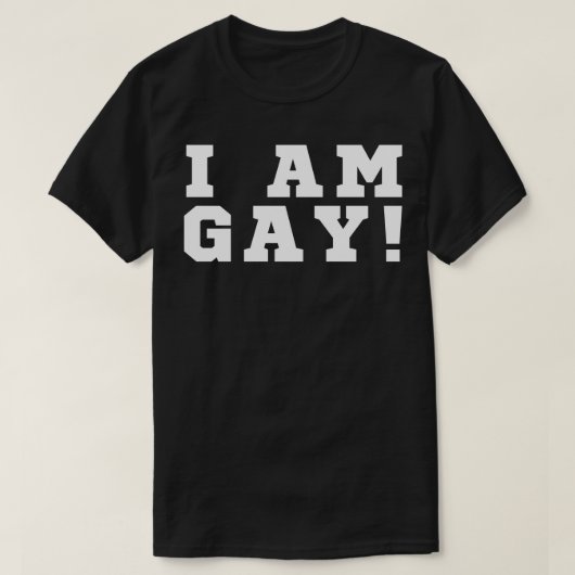 T-shirt Je Suis Gay (Design devant)