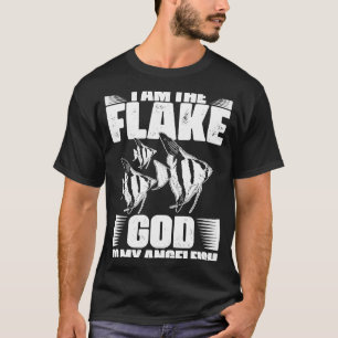 T-shirt Je Suis Génial Je Suis Flake God For Aquarium Ange
