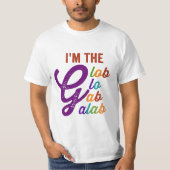 T-shirt je suis glo gab galab (Devant)