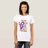 T-shirt je suis glo gab galab glab j'adore les livres (Devant entier)