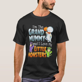 T-shirt Je suis Grand Maman Et J'Aime Petit Monstre Funny