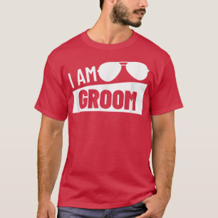 T-shirt Je Suis Groom Wedding Party Best Man Bachelor Part