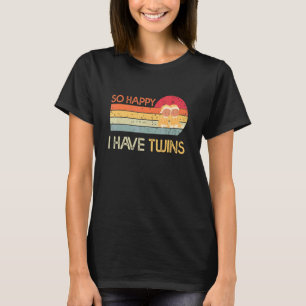 T-shirt Je Suis Heureux D'Avoir Des Jumeaux Maman Papa Par
