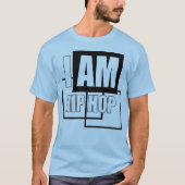 T-SHIRT JE SUIS HIP HOP - BLOC NOIR (Devant)