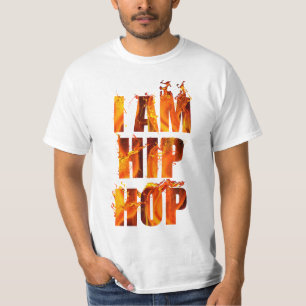 T-shirt Je suis hip hop de flambage