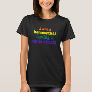 T-shirt Je Suis Homosexuel Ayant Une Citation D'Attaque De