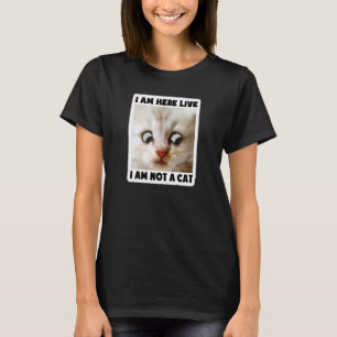 T-shirt Je suis ici en direct Je ne suis pas un avocat de