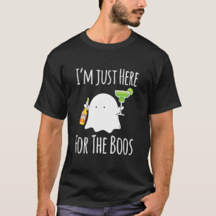T-shirt Je suis ici pour le Fantôme Drôle Boos Booking Hal