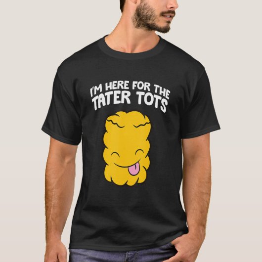 T-shirt Je suis ici pour les tots de tatouage (Devant)