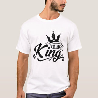 T-SHIRT JE SUIS ICI ROI