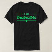 T-shirt Je suis invincible (Design devant)