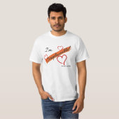 T-shirt Je suis irremplaçable !  Excepté mon genou (Devant entier)