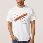 T-shirt Je suis irremplaçable !  Excepté mon genou (Devant)