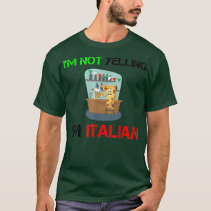 T-shirt Je Suis Italien J'Aime Italie Bière Boire Italia P
