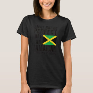 T-shirt Je suis jamaïcain Drapeau Jamaïque Patrimoine Raci