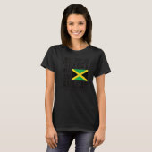 T-shirt Je suis jamaïcain Drapeau Jamaïque Patrimoine Raci (Devant entier)