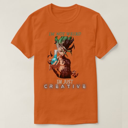 T-shirt Je suis juste créatif (Design devant)