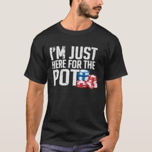 T-shirt Je suis juste elle pour le Pot Poker Casino Gambli