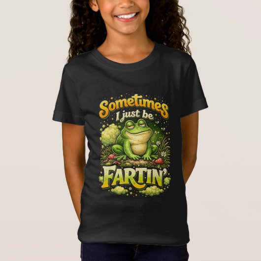 T-Shirt Je suis juste en train de péter (Devant)