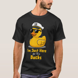 T-shirt Je suis juste ici pour Ducks Cruise Ship Cruising
