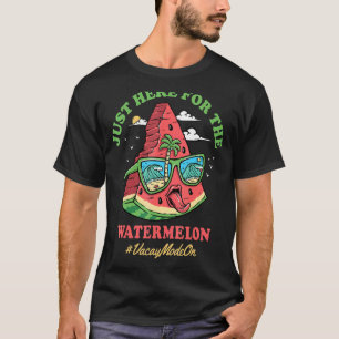 T-shirt Je suis juste ici pour la pastèque Hello Summer Va