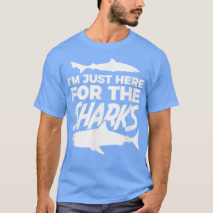 T-shirt Je Suis Juste Ici Pour Le Biologiste Marin De Shar