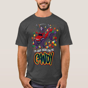 T-shirt Je suis juste ici pour le Camion Monster Candy Hal
