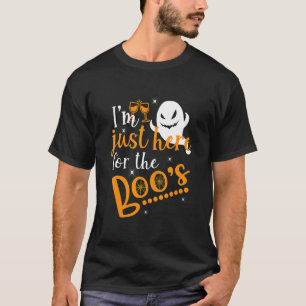 T-shirt Je suis juste ici pour le costume d'Halloween Boos