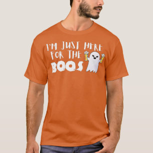 T-shirt Je Suis Juste Ici Pour Le Fantôme Drôle De Boos Ha