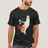 T-shirt Je suis juste ici pour le FUNNY Halloween Ghost BO (Devant)
