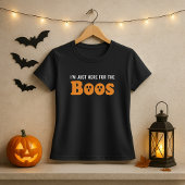 T-shirt Je suis juste ici pour le jeu de Fun d’Halloween B