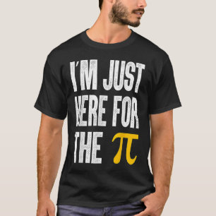 T-shirt Je suis juste ici pour le Pi Pi Day Spiral 3 14 pi