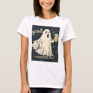 T-shirt Je suis juste ici pour les Boos - Drôle Fantôme de