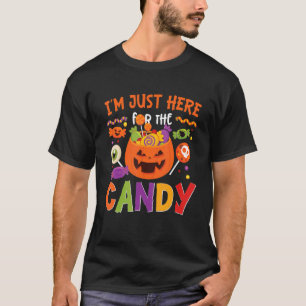 T-shirt Je suis juste ici pour les enfants Adultes de Cand