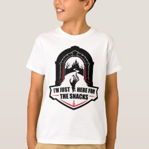 T-SHIRT "JE SUIS JUSTE ICI POUR LES FRITES"