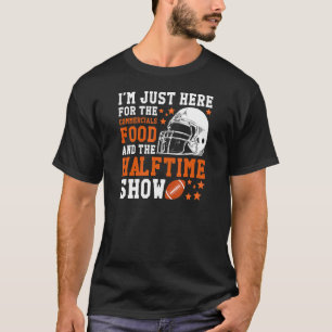 T-shirt Je suis juste ici pour les publicités alimentaires