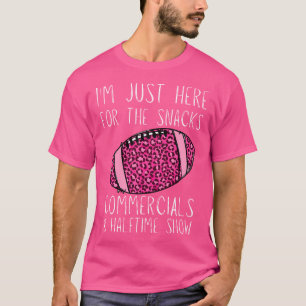 T-shirt Je Suis Juste Ici Pour Les Publicités Snacks Girls