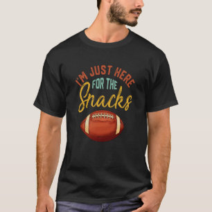 T-shirt Je suis juste ici pour les snacks Vintage Imaginai