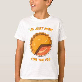 T-shirt Je Suis Juste Là Pour La Pie