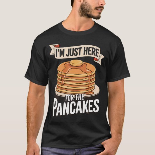 T-shirt JE SUIS juste là pour le (Devant)