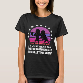 T-shirt Je suis juste là pour les publicités alimentaires