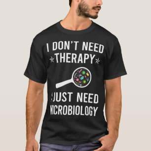 T-shirt Je suis juste microbiologie microbiologiste