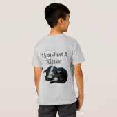 T-shirt Je suis juste un chaton (Dos entier)