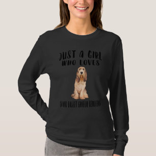 T-shirt Je Suis Juste Une Fille Qui Aime Grand basset grif