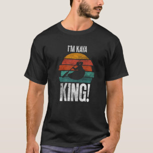 T-shirt Je suis KayaKing Vintage Kayak Kayaker Canoeing Ka